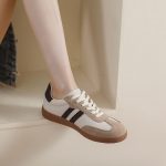 Retro ladies casual shoes gentle womens ladies shoes refreshing daily women flats shoes