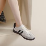 Retro ladies casual shoes gentle womens ladies shoes refreshing daily women flats shoes
